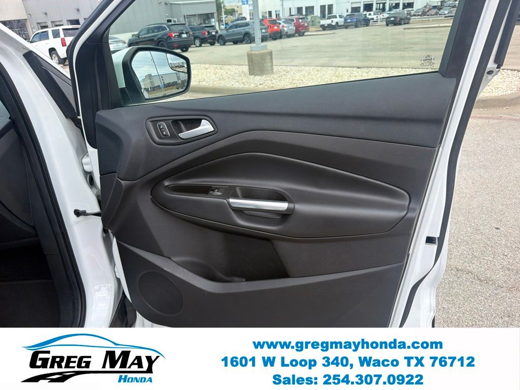 2018 Ford Escape SEL White at Greg May Honda
