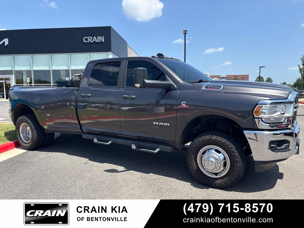 Gray (Granite Crystal Metallic Clearcoat) 2022 RAM 3500 Pickup Truck Four-Wheel Drive 6-Speed Automatic
