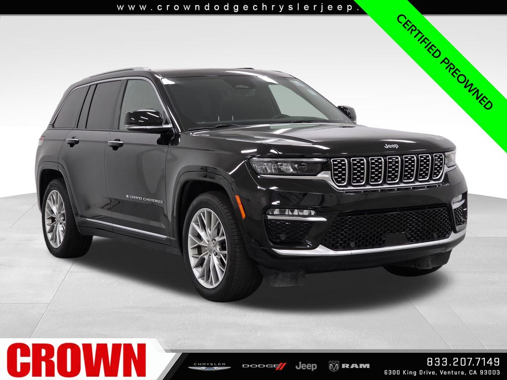 Diamond Black 2023 Jeep Grand Cherokee SUV / Crossover Four-Wheel Drive 8-Speed Automatic
