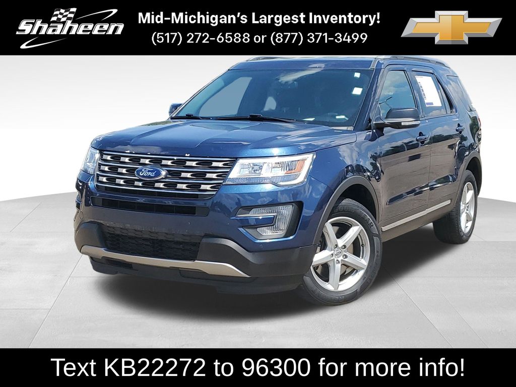 Blue 2017 Ford Explorer SUV / Crossover All-Wheel Drive 6-Speed Automatic