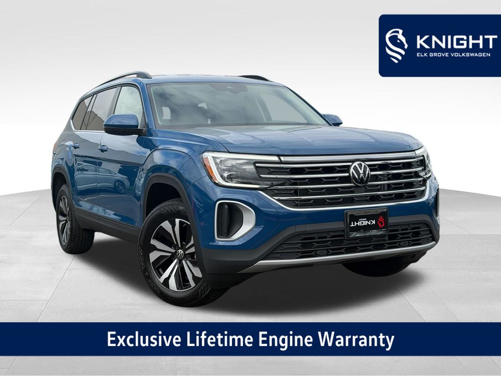 Mountain Lake Blue Metallic 2026 Volkswagen Atlas SUV / Crossover All-Wheel Drive 8-Speed Automatic