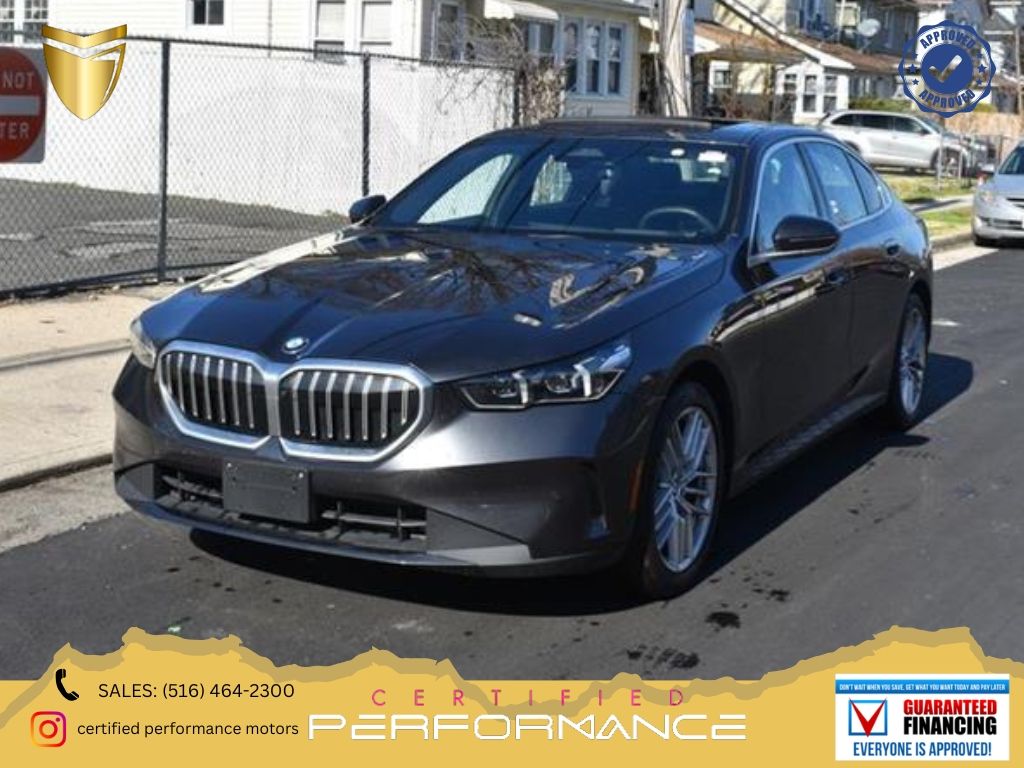 Gray (Dark Graphite) 2025 BMW 5 Series Sedan Rear-Wheel Drive 8-Speed Automatic