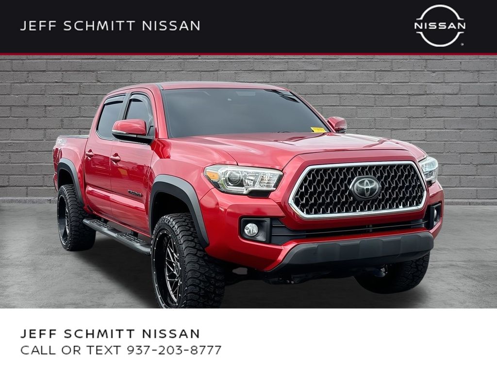 Barcelona Red Metallic 2018 Toyota Tacoma Pickup Truck Four-Wheel Drive 6-Speed Automatic