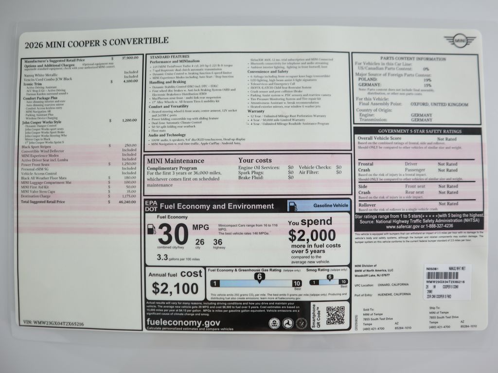 Thumbnail: 2026 MINI Cooper - 17