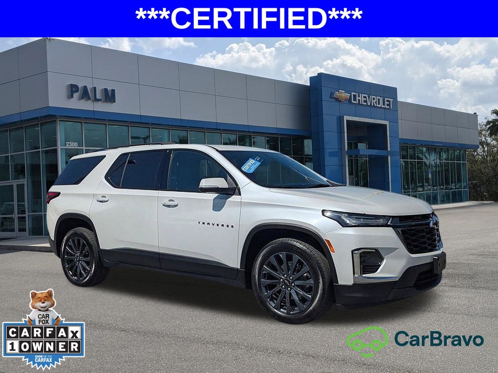 Pearl 2023 Chevrolet Traverse SUV / Crossover Four-Wheel Drive 9-Speed Automatic