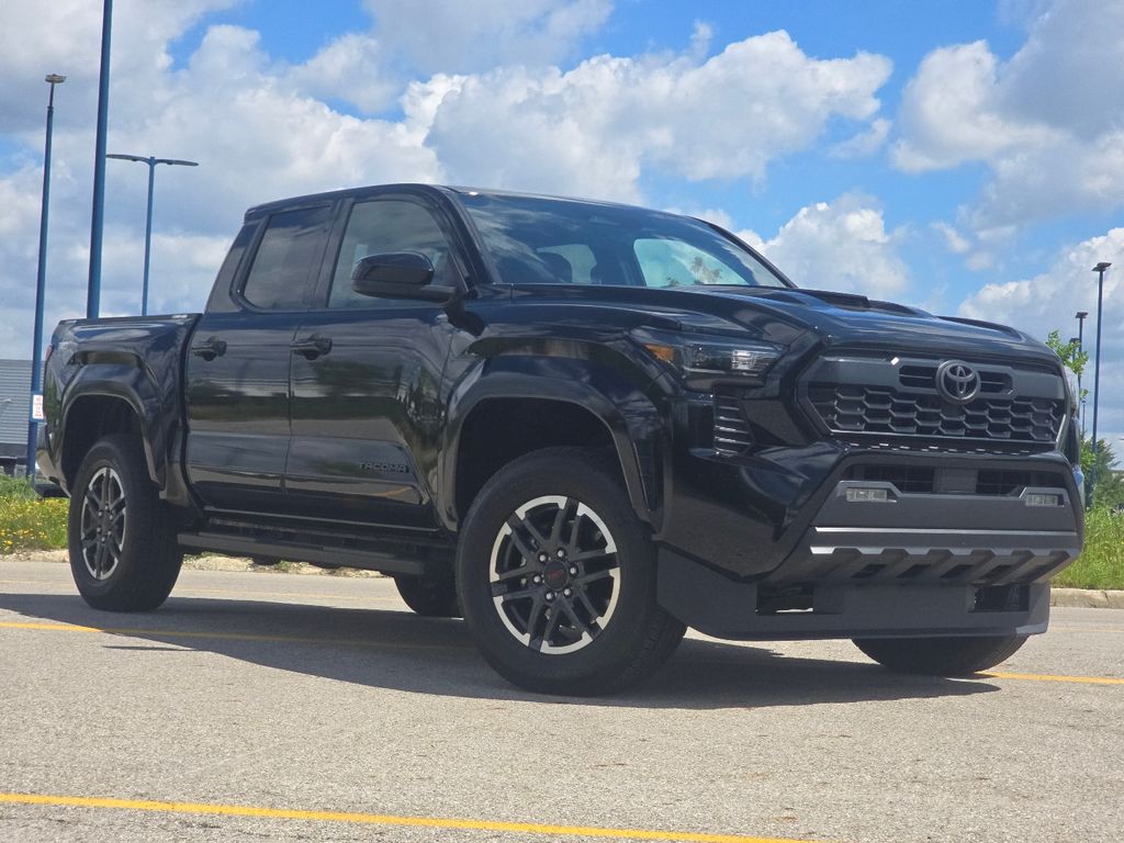 Black 2025 Toyota Tacoma Pickup Truck Four-Wheel Drive 8-Speed Automatic