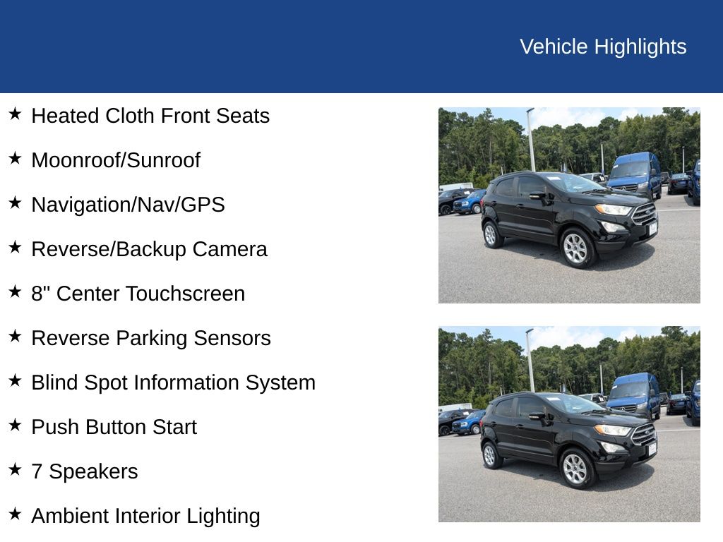 2020 Ford EcoSport SE