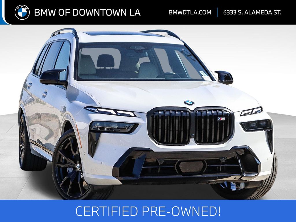 Mineral White Metallic 2025 BMW X7 M60i AWD SUV / Crossover All-Wheel Drive 8-Speed Automatic