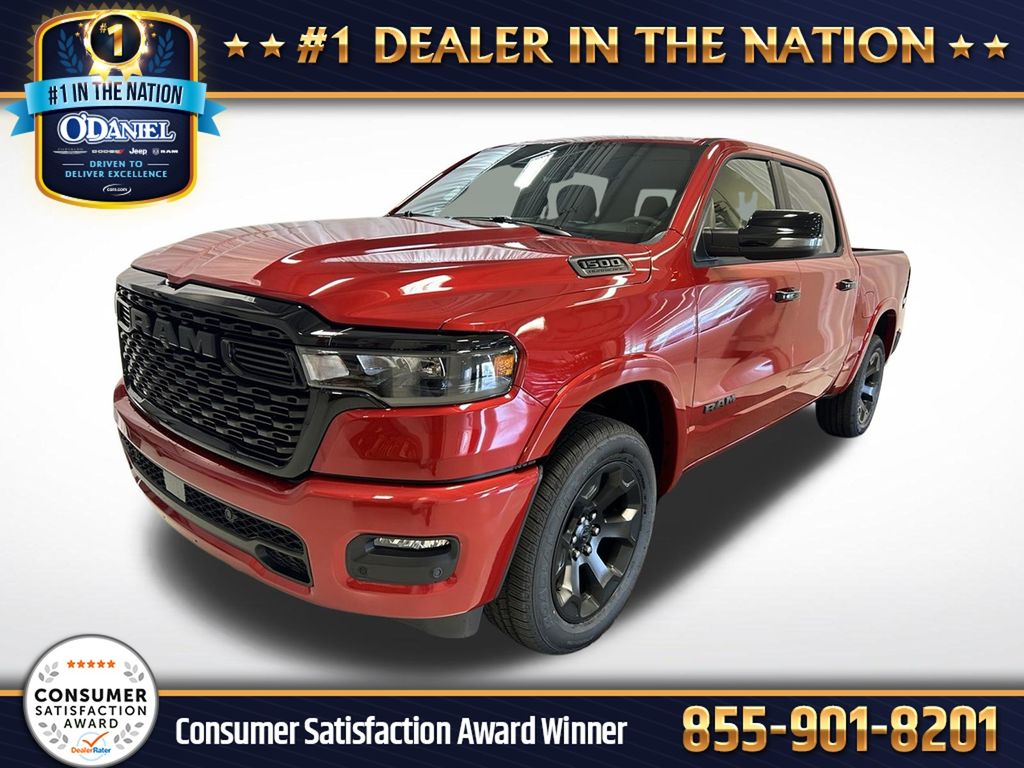 Molten Red Pearlcoat 2027 RAM 1500 Pickup Truck Four-Wheel Drive 8-Speed Automatic
