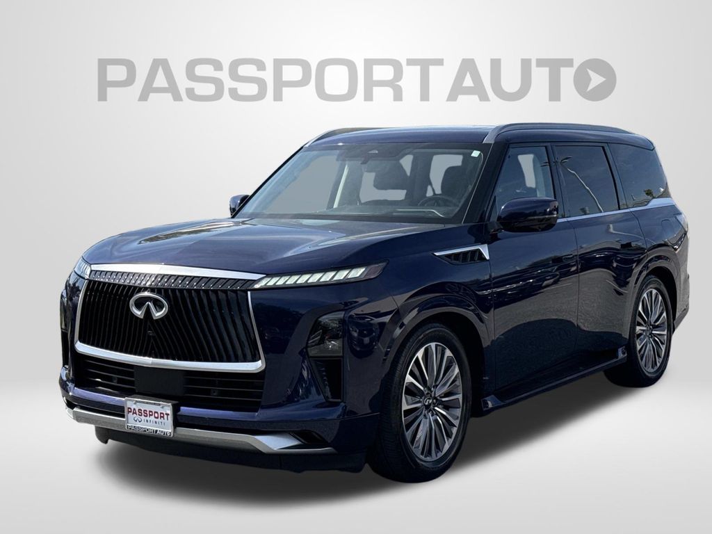 Grand Blue 2025 INFINITI QX80 Luxe 4WD SUV / Crossover All-Wheel Drive 9-Speed Automatic