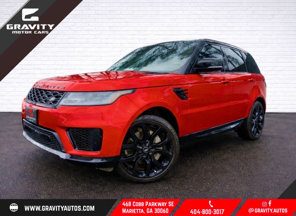 Red 2022 Land Rover Range Rover Sport HSE Silver Edition AWD Pickup Truck All-Wheel Drive 8-Speed Automatic