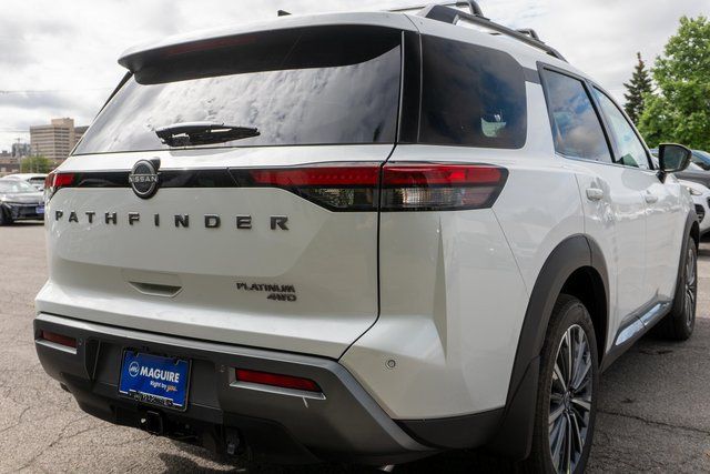 2026 Nissan Pathfinder Platinum White at John Sisson Motors