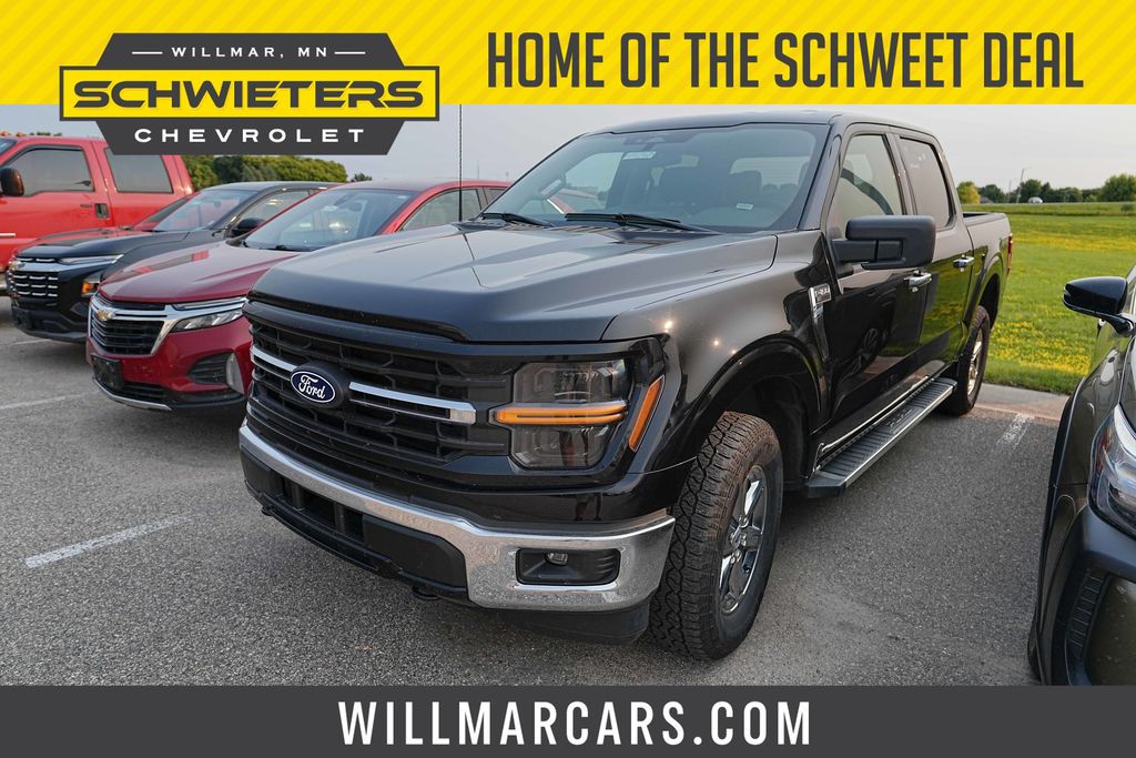 Agate Black Metallic 2025 Ford F-150 Pickup Truck Four-Wheel Drive Automatic