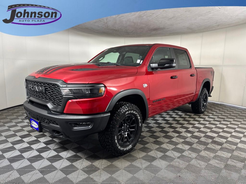 Molten Red Pearlcoat 2026 RAM 1500 Pickup Truck Four-Wheel Drive 8-Speed Automatic