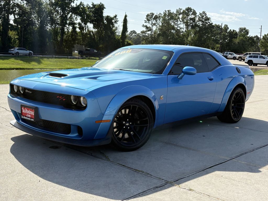 B5 Blue Pearlcoat 2023 Dodge Challenger Coupe Rear-Wheel Drive 8-Speed Automatic