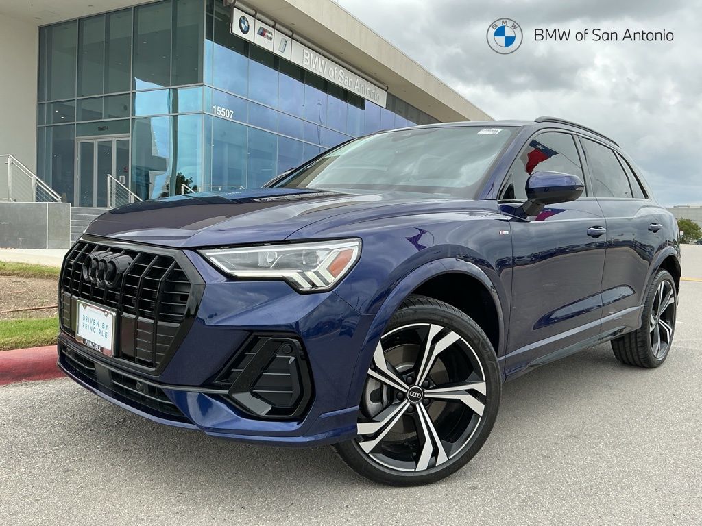 Navarra Blue Metallic 2024 Audi Q3 quattro Premium Plus S Line 45 TFSI SUV / Crossover All-Wheel Drive 8-Speed Automatic