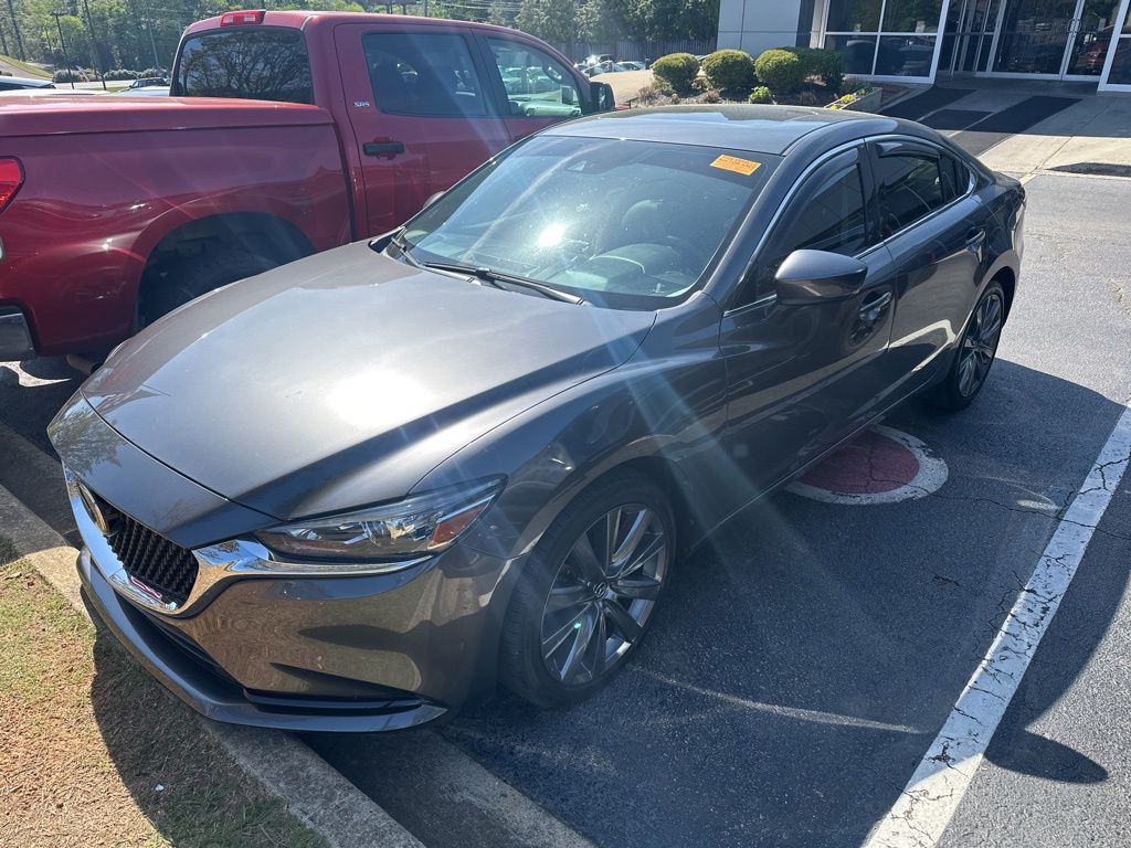 Machine Gray Metallic 2021 Mazda MAZDA6 Touring FWD Sedan Front-Wheel Drive 6-Speed Automatic