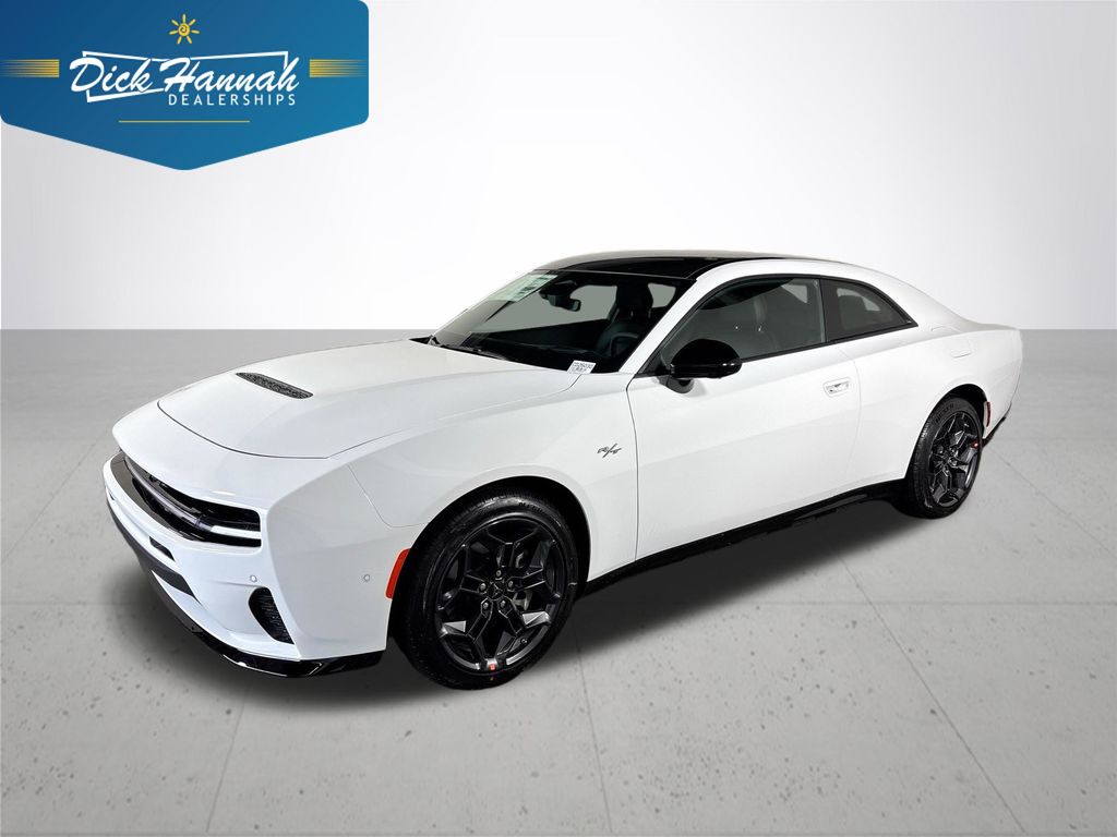 Bright White Clearcoat 2026 Dodge Charger Daytona R/T AWD Sedan All-Wheel Drive 8-Speed Automatic