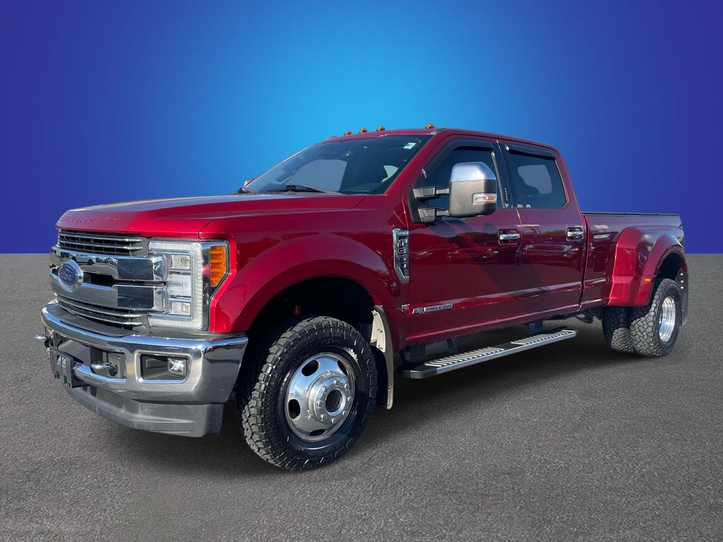 Ruby Red Metallic 2017 Ford F-350 Super Duty Lariat Crew Cab LB DRW 4WD Pickup Truck Four-Wheel Drive 6-Speed Automatic
