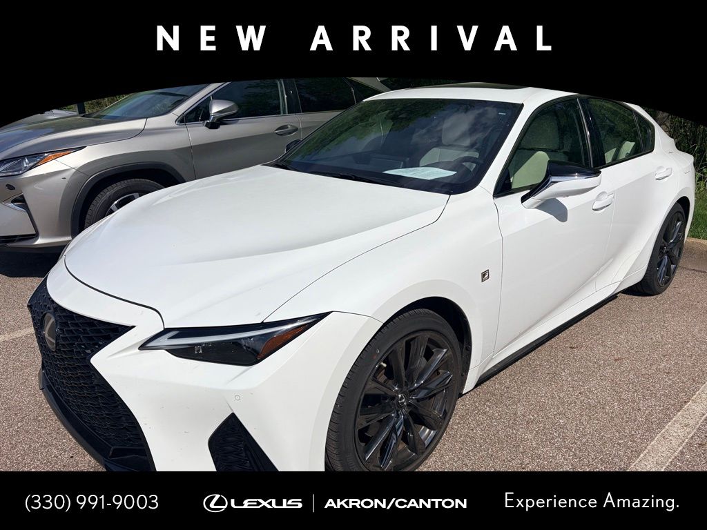 Ultra White 2021 Lexus IS 350 F Sport AWD Sedan All-Wheel Drive 6-Speed Automatic