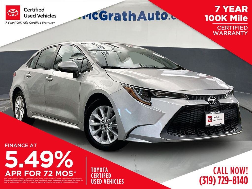 Classic Silver Metallic 2020 Toyota Corolla Sedan Front-Wheel Drive Continuously Variable Transmission