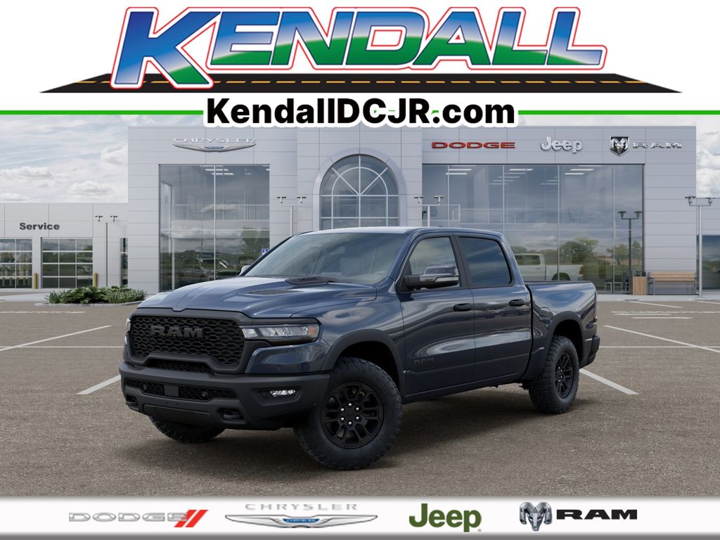 Forged Blue Metallic 2026 RAM 1500 Rebel Crew Cab 4WD Pickup Truck Four-Wheel Drive 8-Speed Automatic