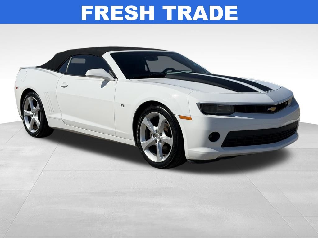 Summit White 2015 Chevrolet Camaro 2LT Convertible RWD Convertible Rear-Wheel Drive 6-Speed Automatic