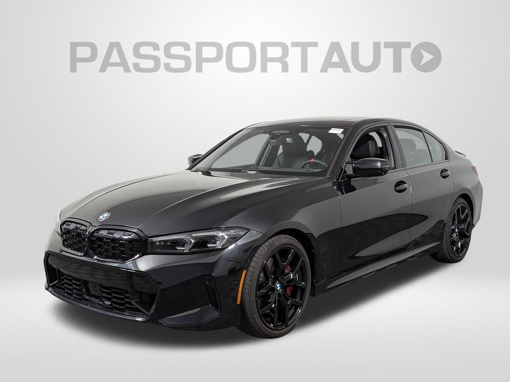 Black Sapphire Metallic 2025 BMW 3 Series M340i xDrive Sedan All-Wheel Drive 8-Speed Automatic