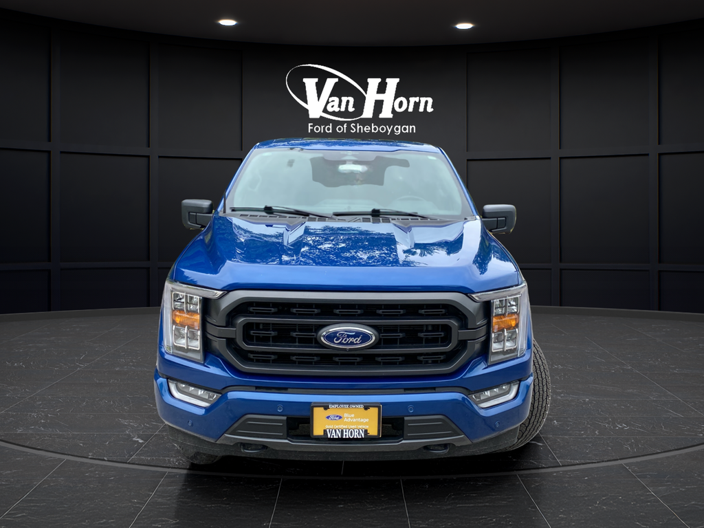 Certified Used 2023 Atlas Blue Metallic Ford XLT image 2