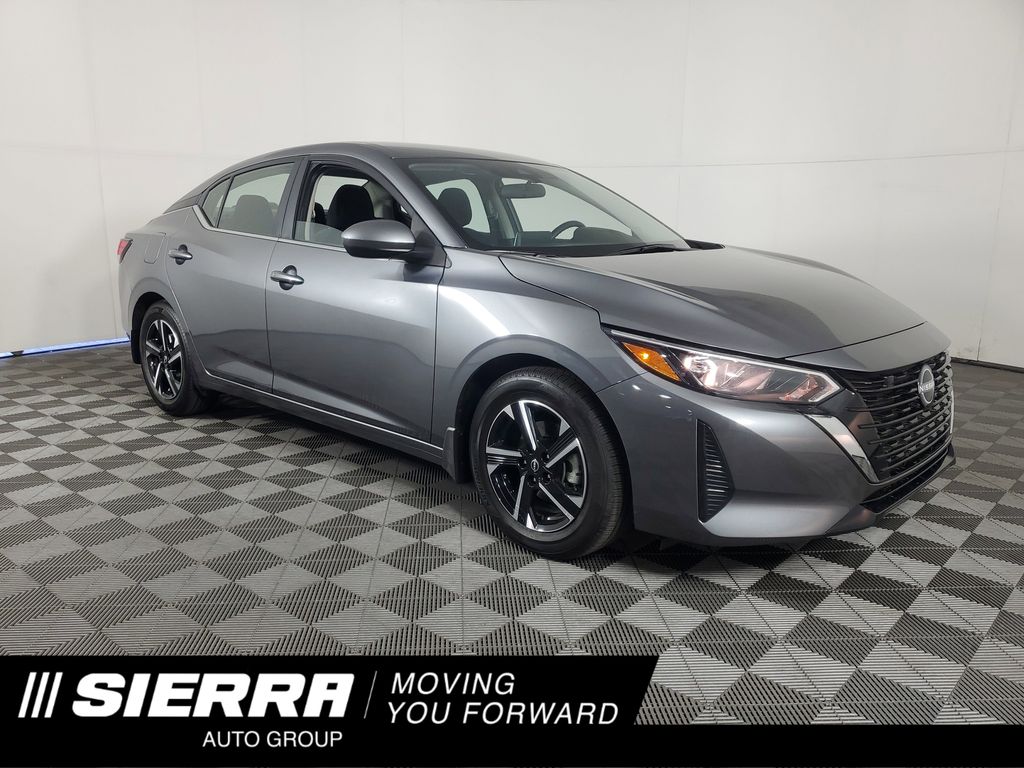 Gray (Gun Metallic) 2025 Nissan Sentra SV FWD Sedan Front-Wheel Drive Continuously Variable Transmission