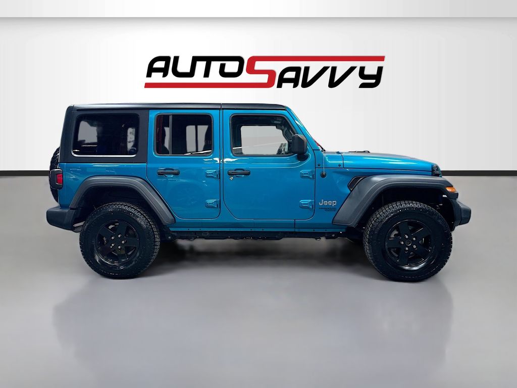Used 2020 Bikini Pearlcoat Jeep Unlimited Sport S image 8