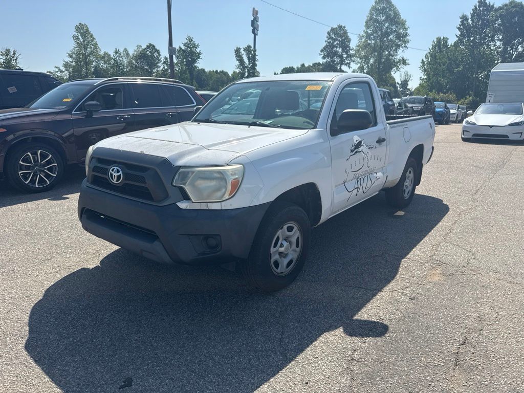Super White 2014 Toyota Tacoma Pickup Truck 4X2 5-Speed Manual