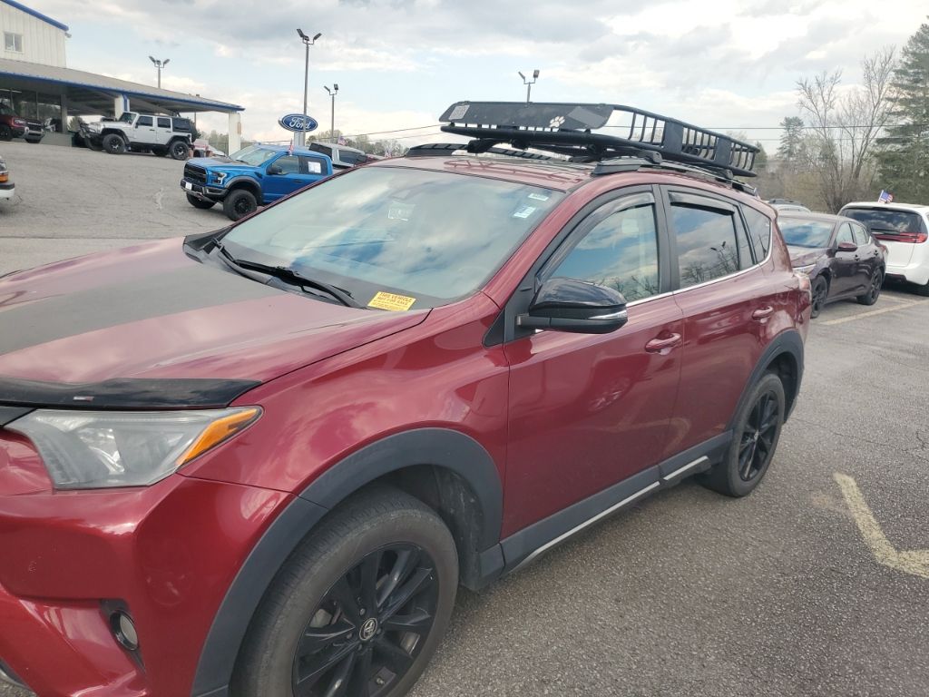 Red (Ruby Flare Pearl) 2018 Toyota RAV4 Adventure AWD SUV / Crossover All-Wheel Drive 6-Speed Automatic