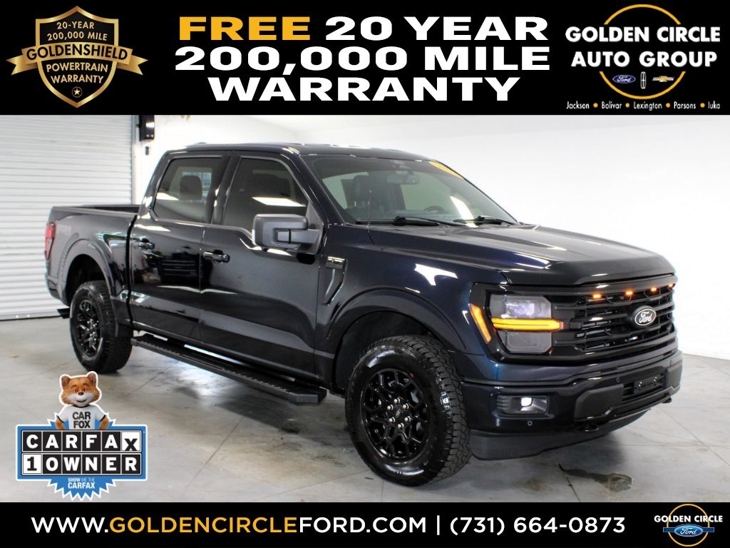 Antimatter Blue Metallic 2025 Ford F-150 Pickup Truck Four-Wheel Drive Automatic