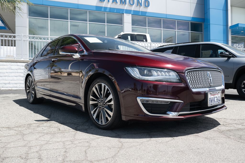 Red (Burgundy) 2017 Lincoln MKZ Reserve AWD Sedan All-Wheel Drive 6-Speed Automatic