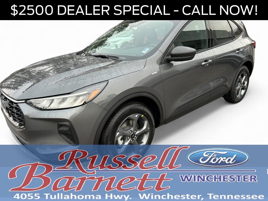 Carbonized Gray Metallic 2025 Ford Escape Hybrid ST-Line FWD SUV / Crossover Front-Wheel Drive Continuously Variable Transmission