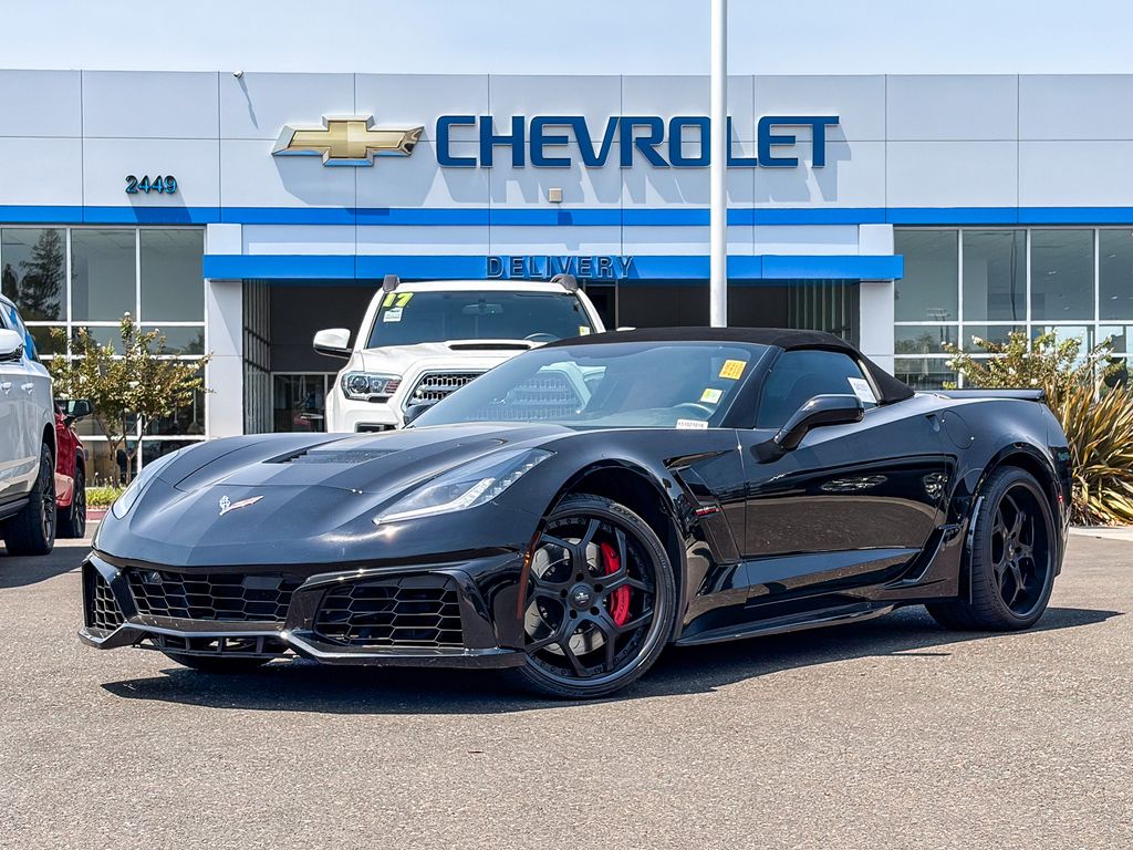 Black 2019 Chevrolet Corvette Convertible Rear-Wheel Drive 8-Speed Automatic