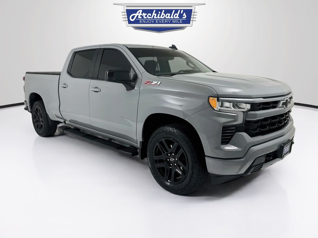Slate Gray Metallic 2024 Chevrolet Silverado 1500 Pickup Truck Four-Wheel Drive Automatic