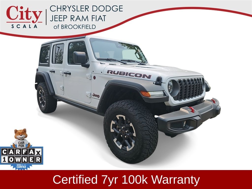 Bright White Clearcoat 2025 Jeep Wrangler SUV / Crossover Four-Wheel Drive 8-Speed Automatic