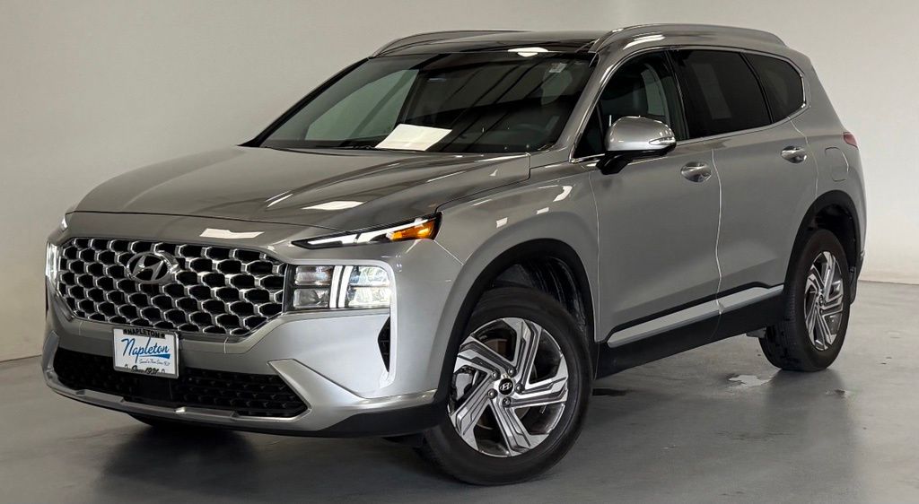 Shimmering Silver Pearl 2023 Hyundai Santa Fe SEL AWD SUV / Crossover All-Wheel Drive 8-Speed Automatic