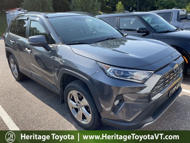 Gray 2019 Toyota RAV4 Hybrid SUV / Crossover All-Wheel Drive Continuously Variable Transmission
