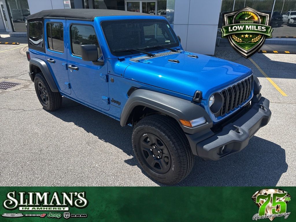 Hydro Blue Pearl Coat 2024 Jeep Wrangler SUV / Crossover Four-Wheel Drive 8-Speed Automatic