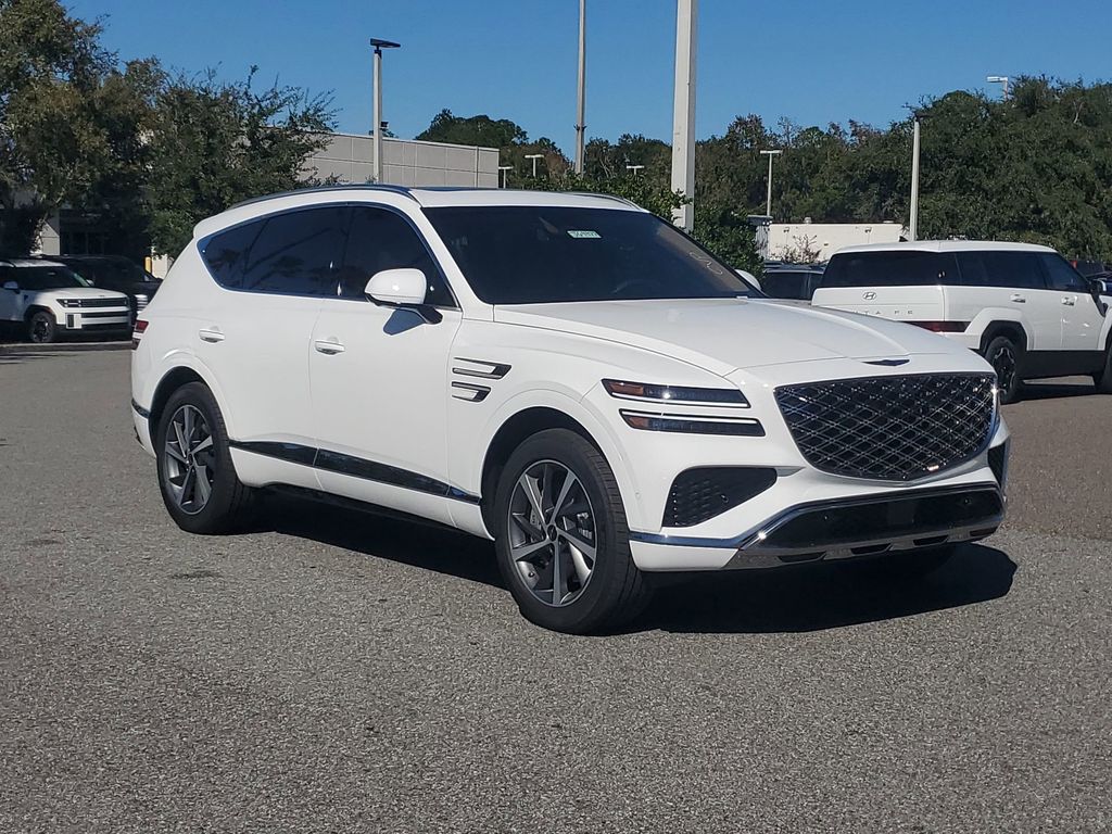 Alta White 2026 Genesis GV80 3.5T Advanced AWD SUV / Crossover All-Wheel Drive 8-Speed Automatic