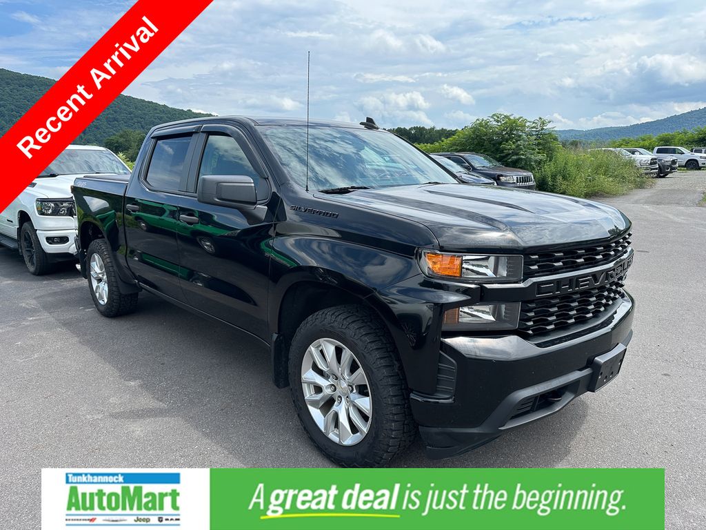 Black 2021 Chevrolet Silverado 1500 Pickup Truck Four-Wheel Drive 6-Speed Automatic Overdrive