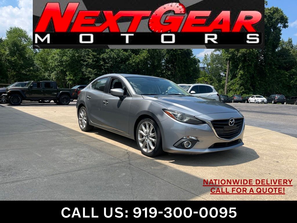 Liquid Silver Metallic 2014 Mazda MAZDA3 Sedan Front-Wheel Drive 6-Speed Automatic