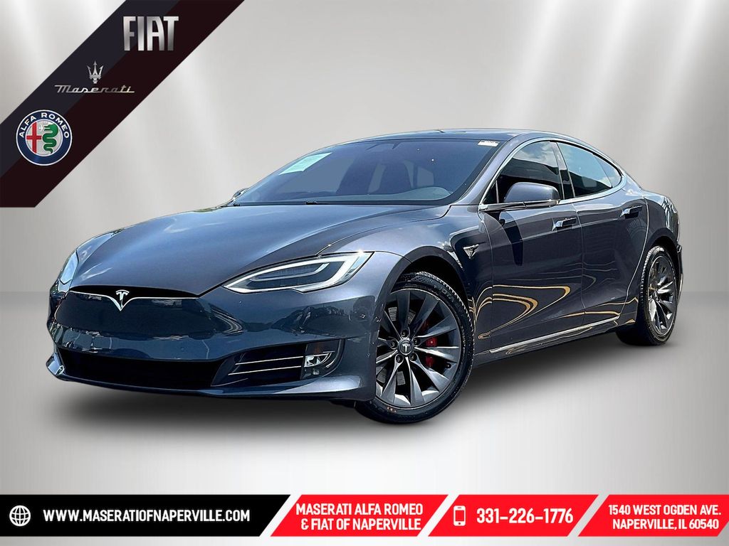 Gray 2020 Tesla Model S Sedan All-Wheel Drive 1-Speed Automatic