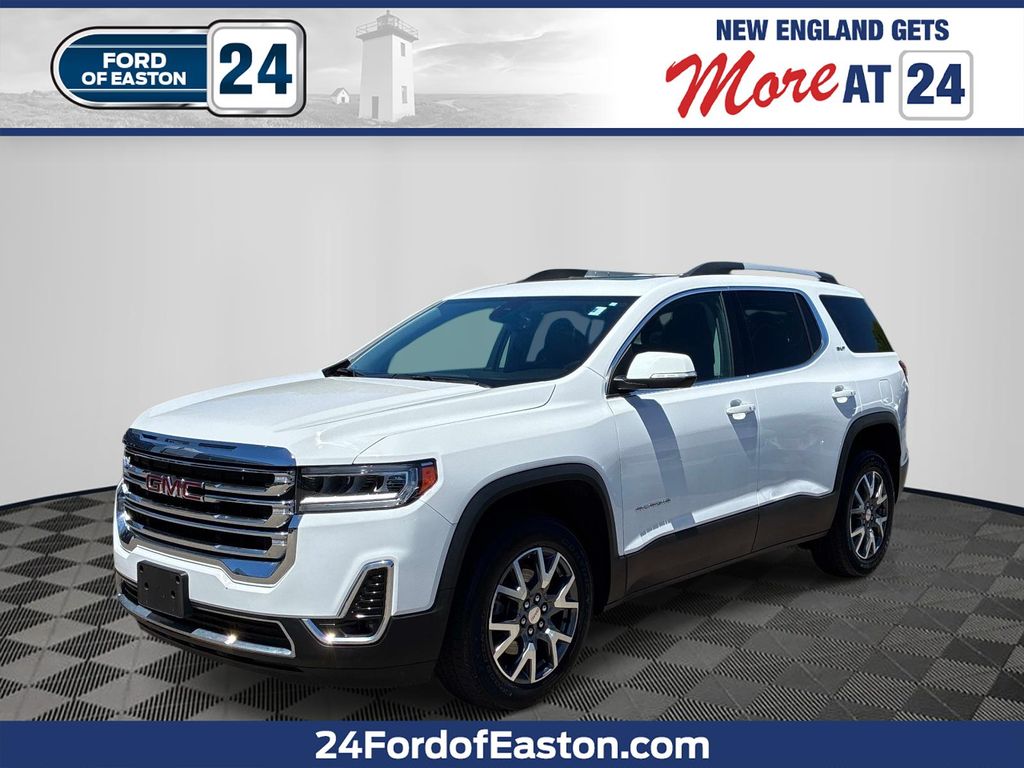Summit White 2023 GMC Acadia SUV / Crossover Four-Wheel Drive 9-Speed Automatic