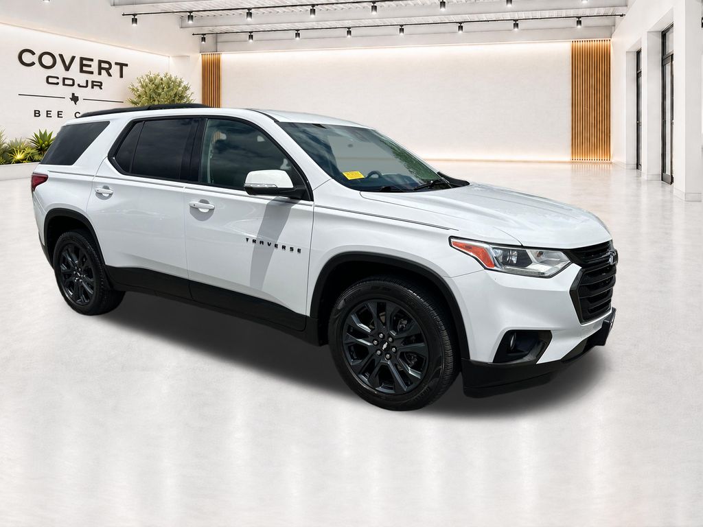 Summit White 2021 Chevrolet Traverse SUV / Crossover Front-Wheel Drive 9-Speed Automatic