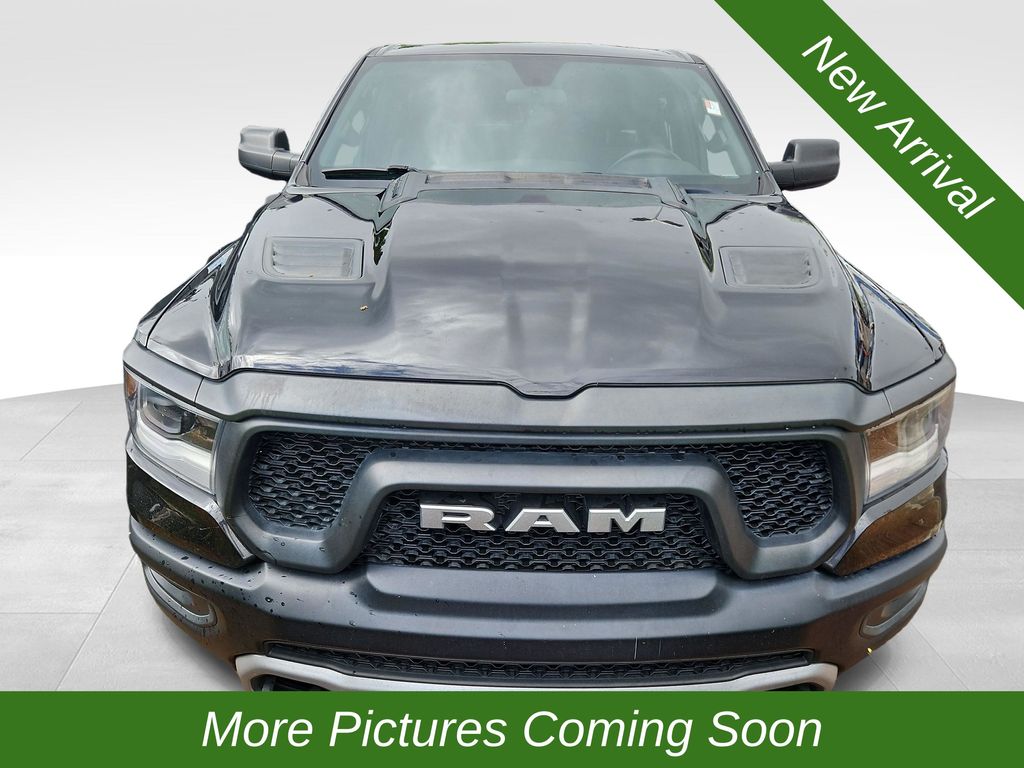 Diamond Black Crystal Pearlcoat 2019 RAM 1500 Rebel Crew Cab 4WD Pickup Truck Four-Wheel Drive 8-Speed Automatic
