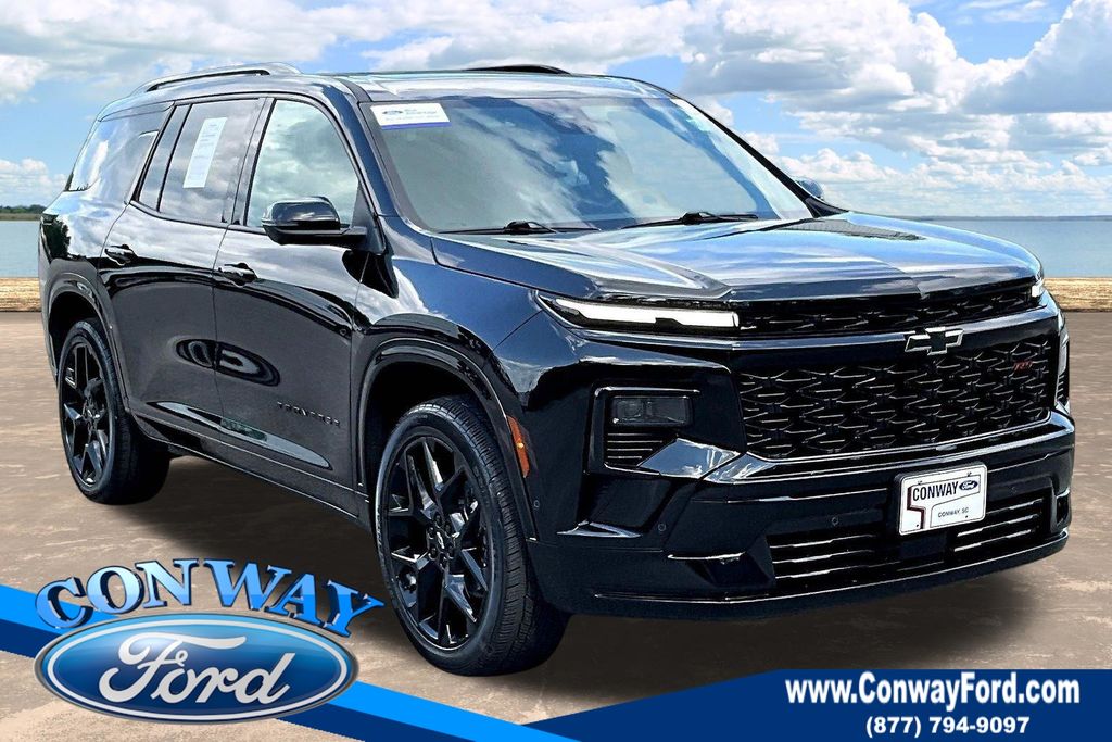 Mosaic Black Metallic 2025 Chevrolet Traverse SUV / Crossover Four-Wheel Drive 8-Speed Automatic
